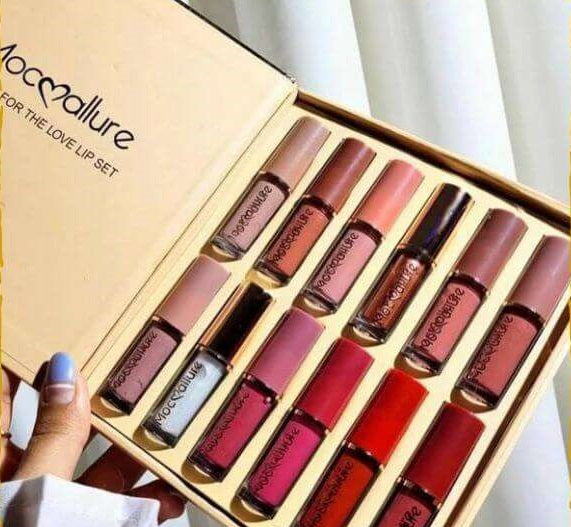 12 Colors Matte Lipstick Set Gift Box