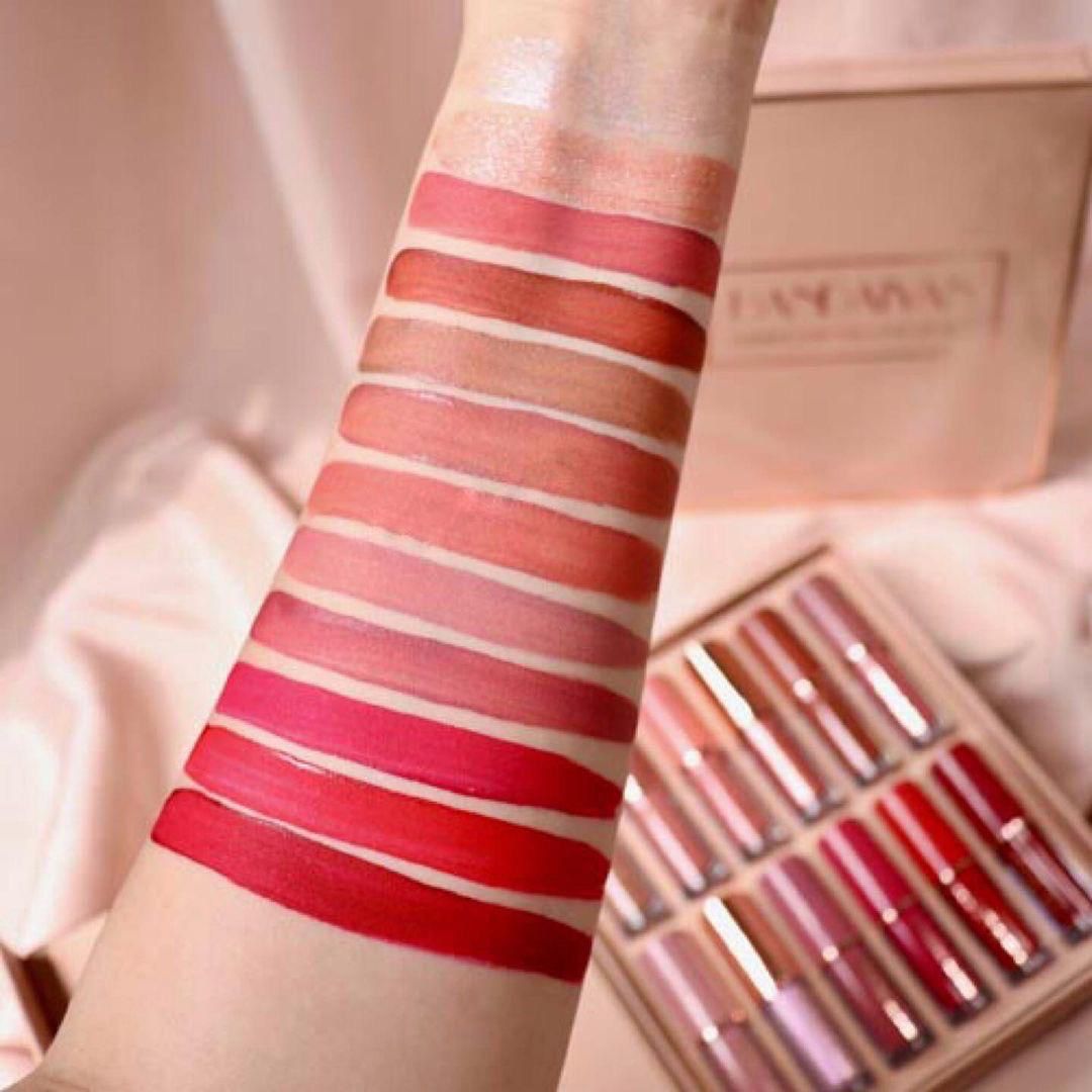 12 Colors Matte Lipstick Set Gift Box